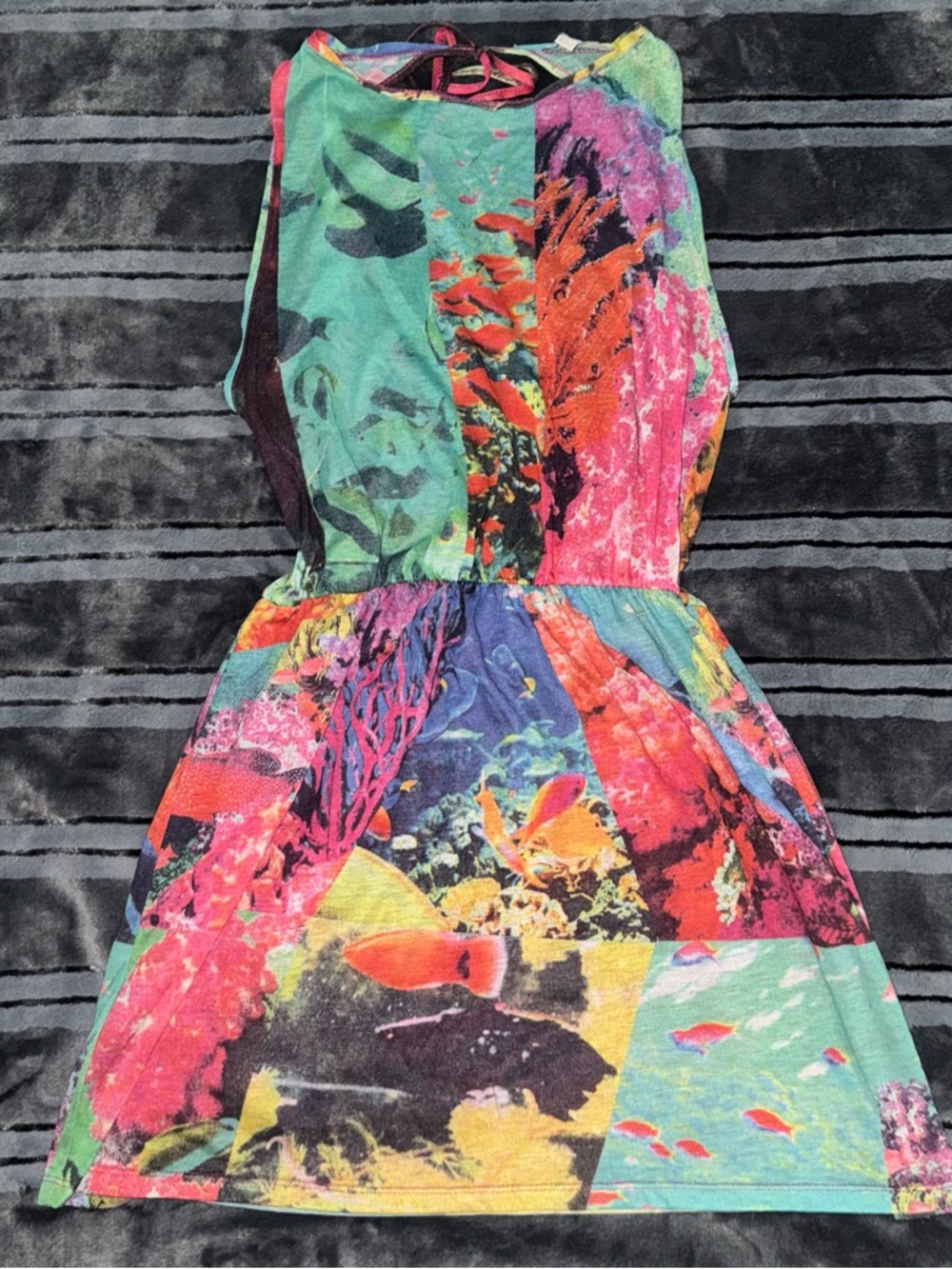 Zara Trafaluc Open Back Dress